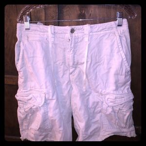 American Eagle cut off cargo shorts